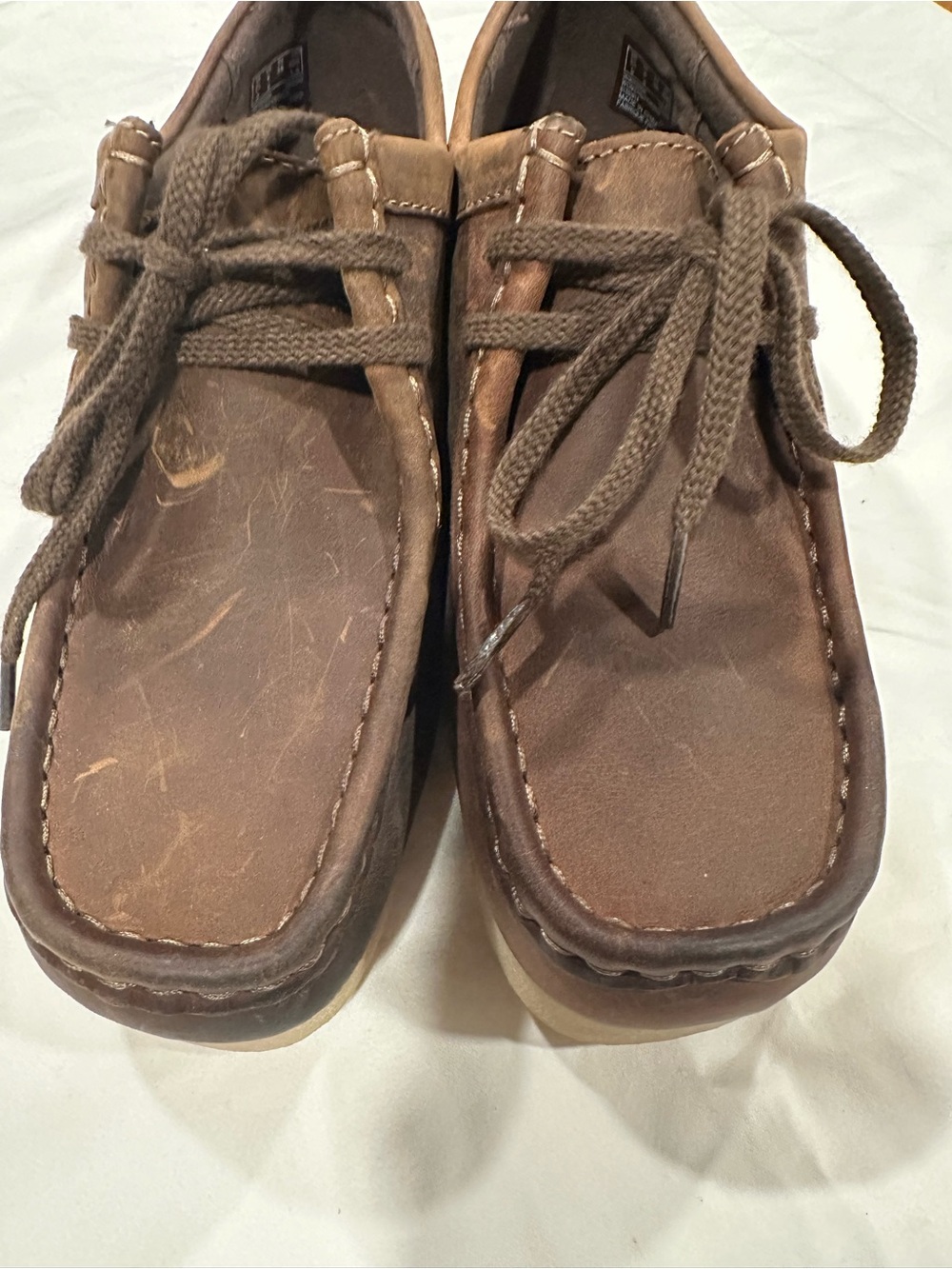 Clarks Collection Brown Lace-Up Boat Shoes